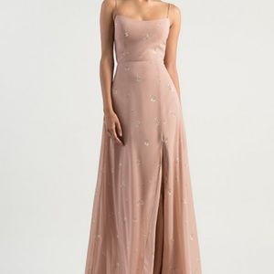 Jenny Yoo Kiara Chiffon Dress